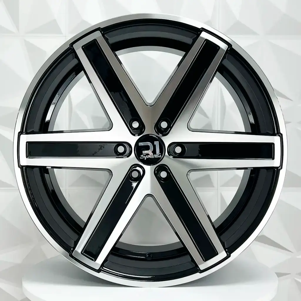 RIN 22X10 6-139.7 R1 SPORT 2763 BLACK MACHINE FACE ET20 CB78.1