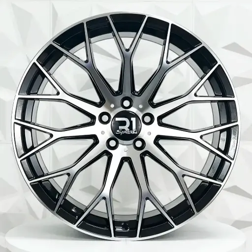 [195523] RIN 19X9.5 5-112 R1 SPORT FBX151 BLACK MACHINE FACE ET45 CB66.56